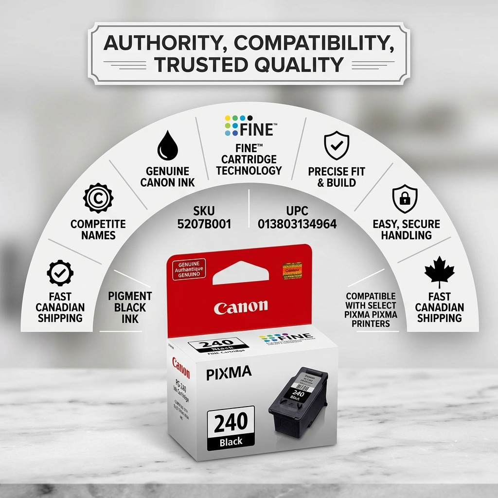 Canon PG-240 – Black Ink Cartridge