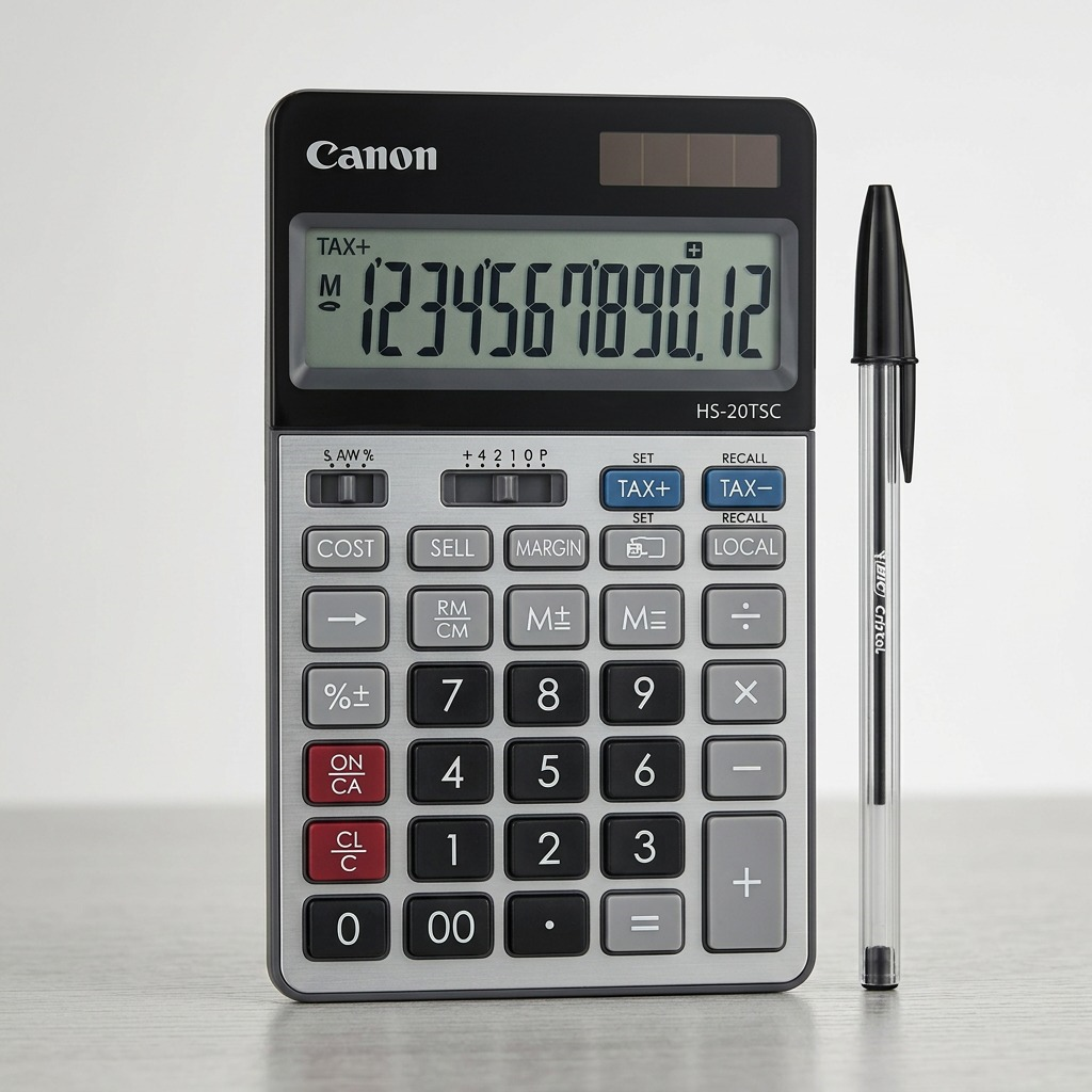 Canon HS-20TSC – Silver/Black 12-Digit Display