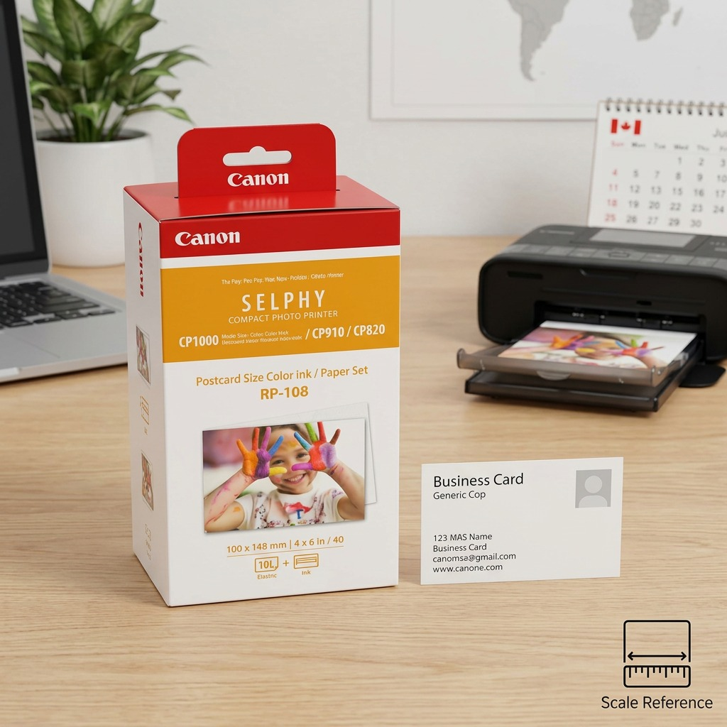 Canon SELPHY RP-108 – Colour Ink and Paper Set