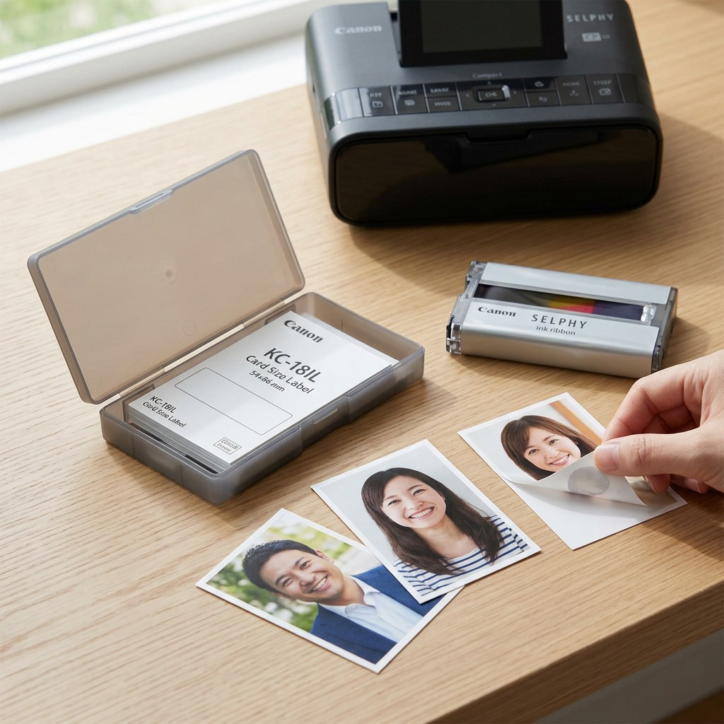 Canon Ink & Label Set KC-18IL – (Card Size)