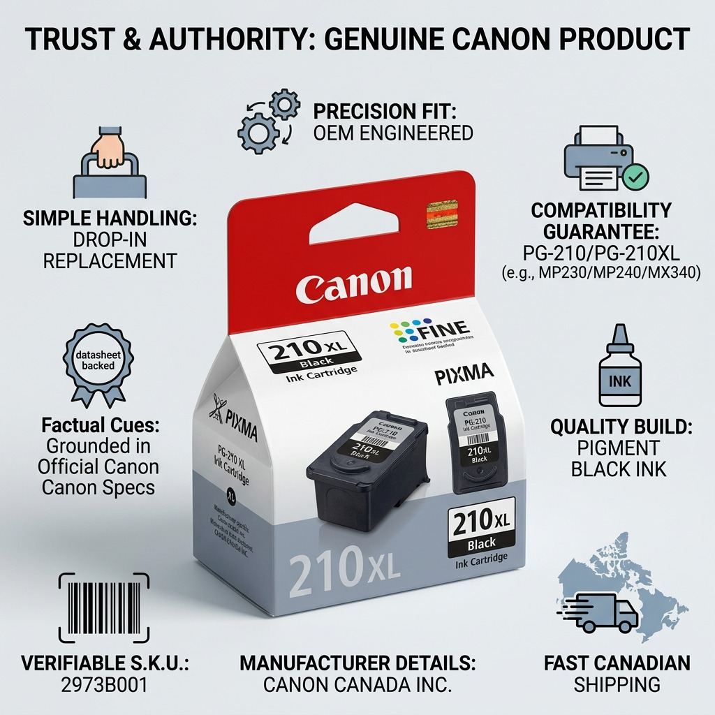 Canon PG-210 – XL Black Ink Tank