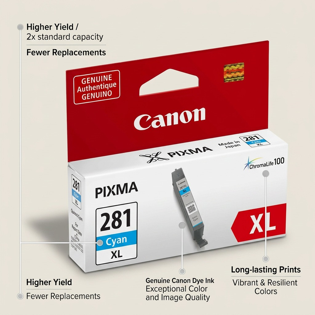 Canon CLI-281XL – Cyan
