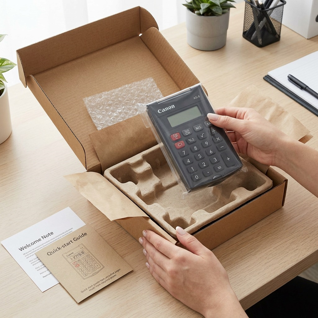 Canon AS-8 – Black 8-Digit Handheld Calculator