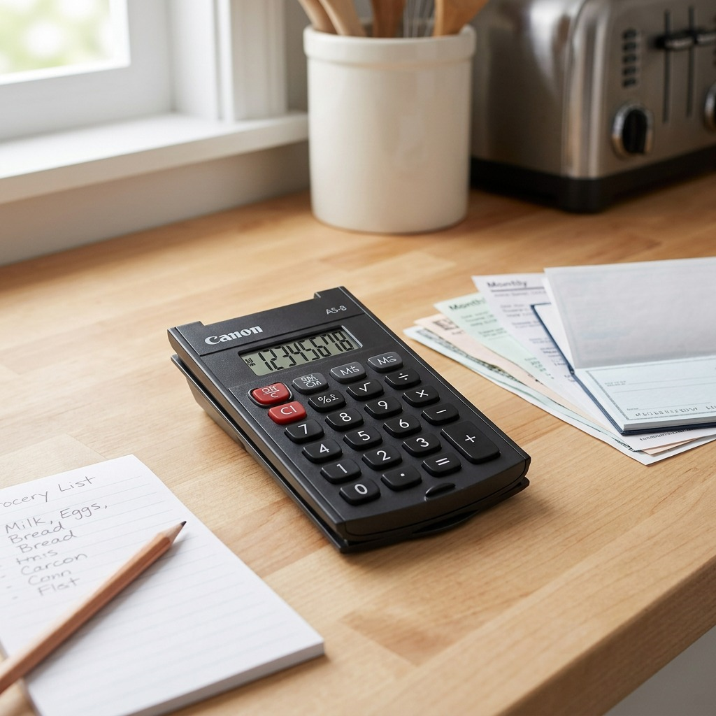 Canon AS-8 – Black 8-Digit Handheld Calculator