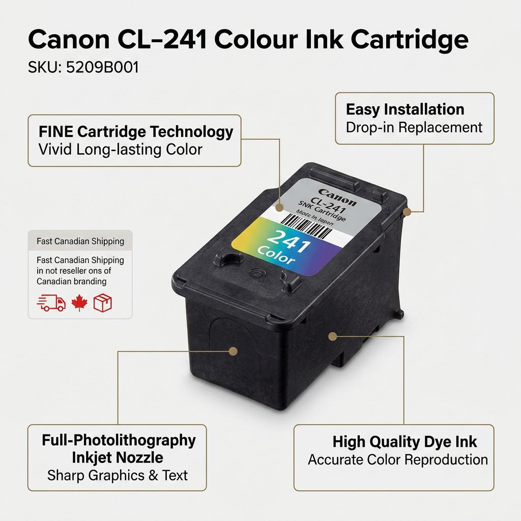 Canon CL-241 – Colour Ink Cartridge