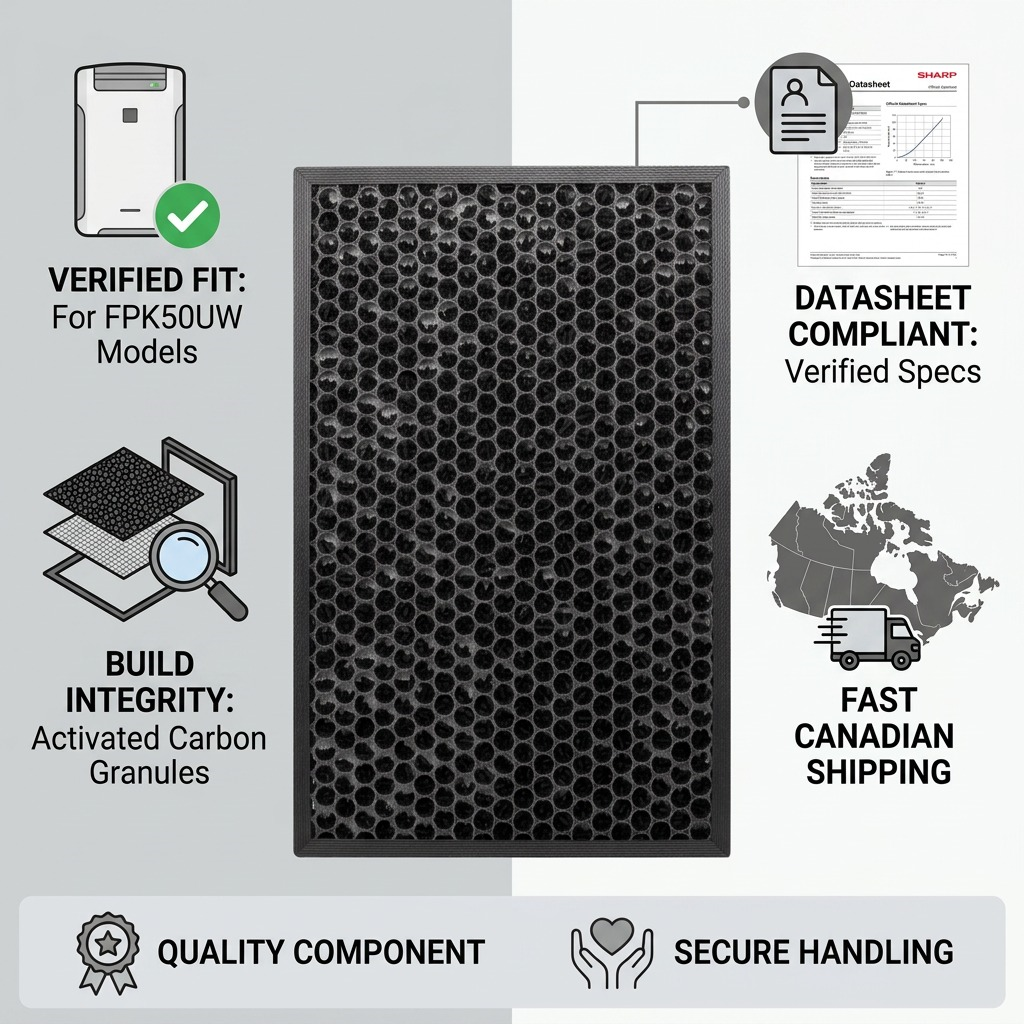 Sharp FZK50DFU – Active Carbon Deodorizing Filter