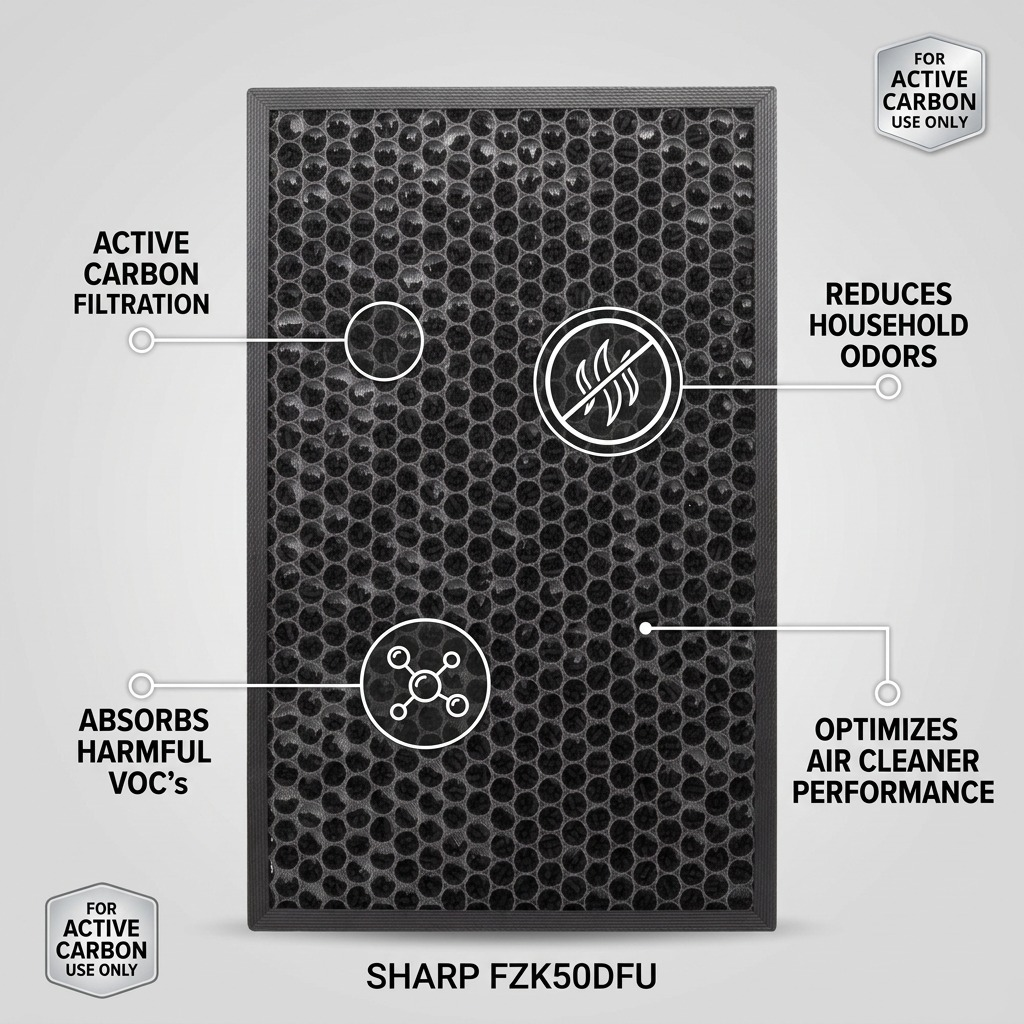 Sharp FZK50DFU – Active Carbon Deodorizing Filter