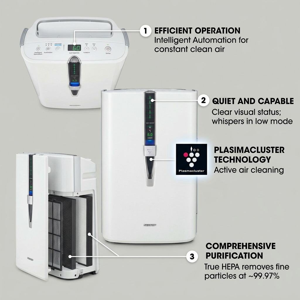 Sharp KC860U – Air Purifier & Humidifier