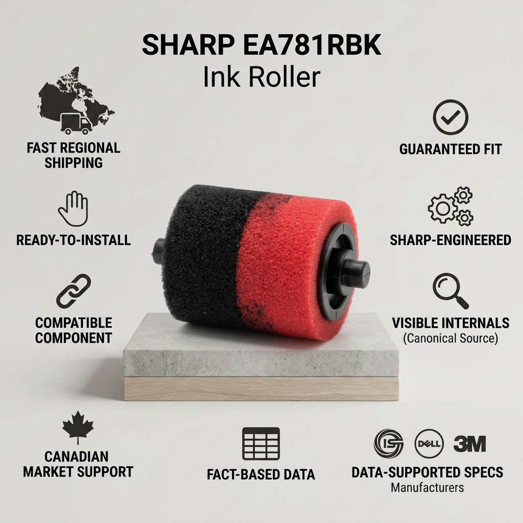 Sharp EA781RBK Ink Roller