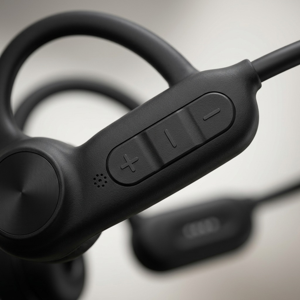 Sharp HP-BC55 Bone Conduction Wearable Audio - IP66 Waterproof, 2GB Memory, Bluetooth 5.0
