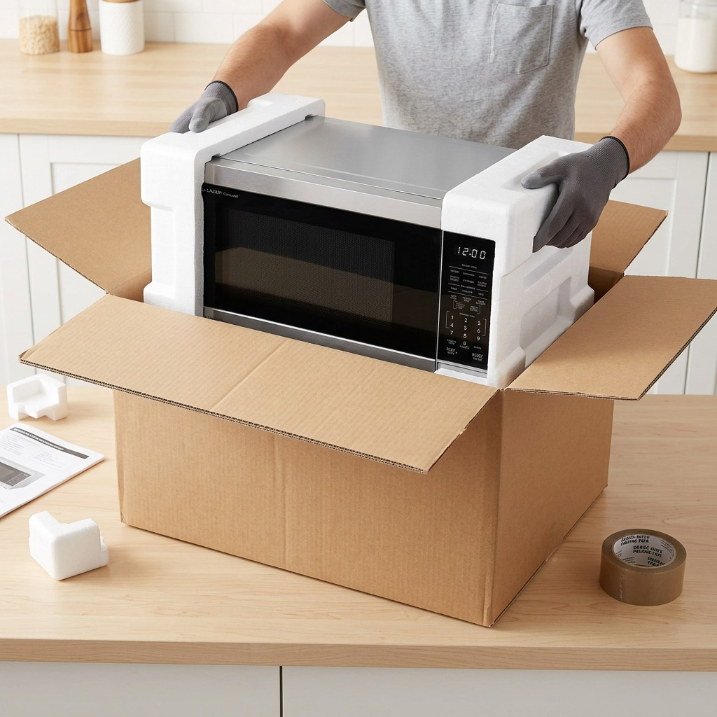 Sharp SMC1664KSC Carousel Countertop Microwave Oven - 1.6 cu. ft. 1100W Stainless Steel