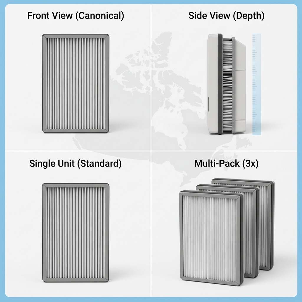 Sharp FZC100HFU True HEPA Replacement Air Purifier Filter - 99.97% Efficiency at 0.3 Microns