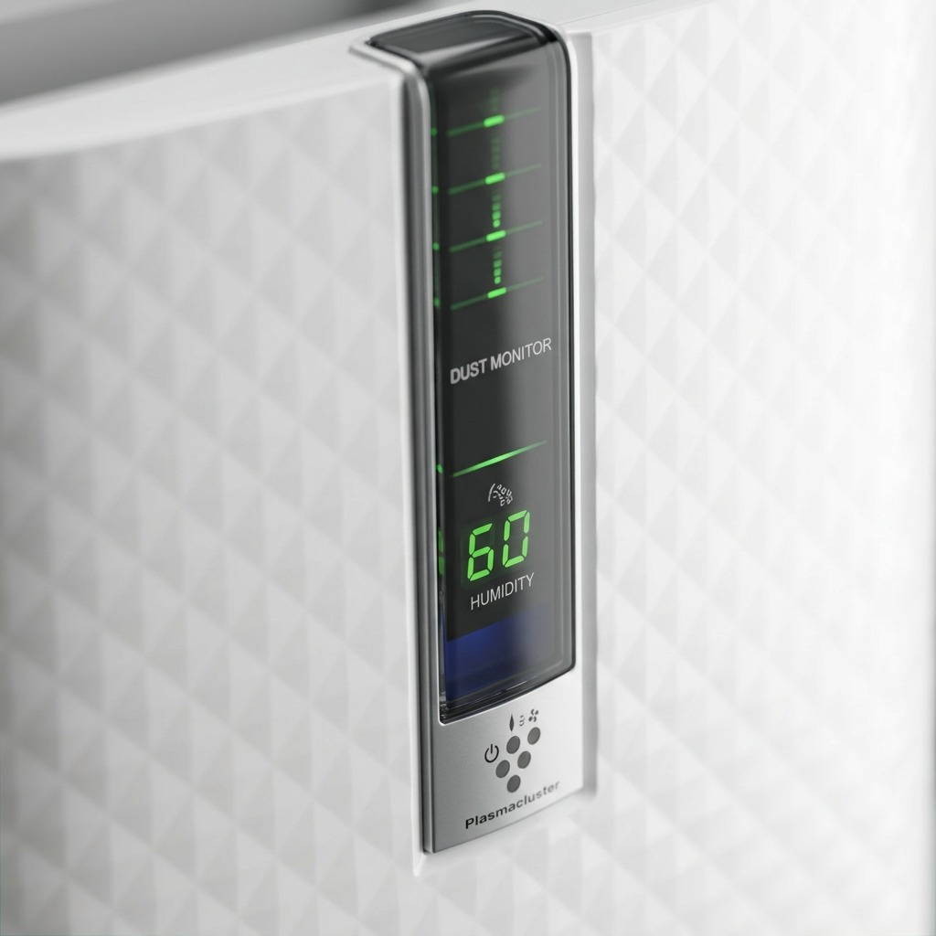 Sharp KC850U Plasmacluster Air Purifier and Humidifier - HEPA Filtration for 250 sq. ft.