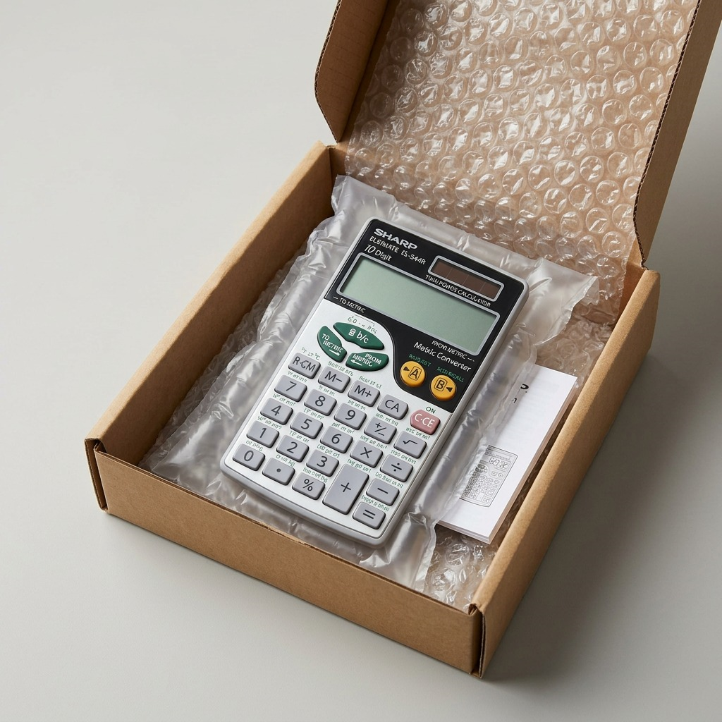 Sharp EL-344R Dual - Power Handheld Calculator - 44 Metric Conversion Functions