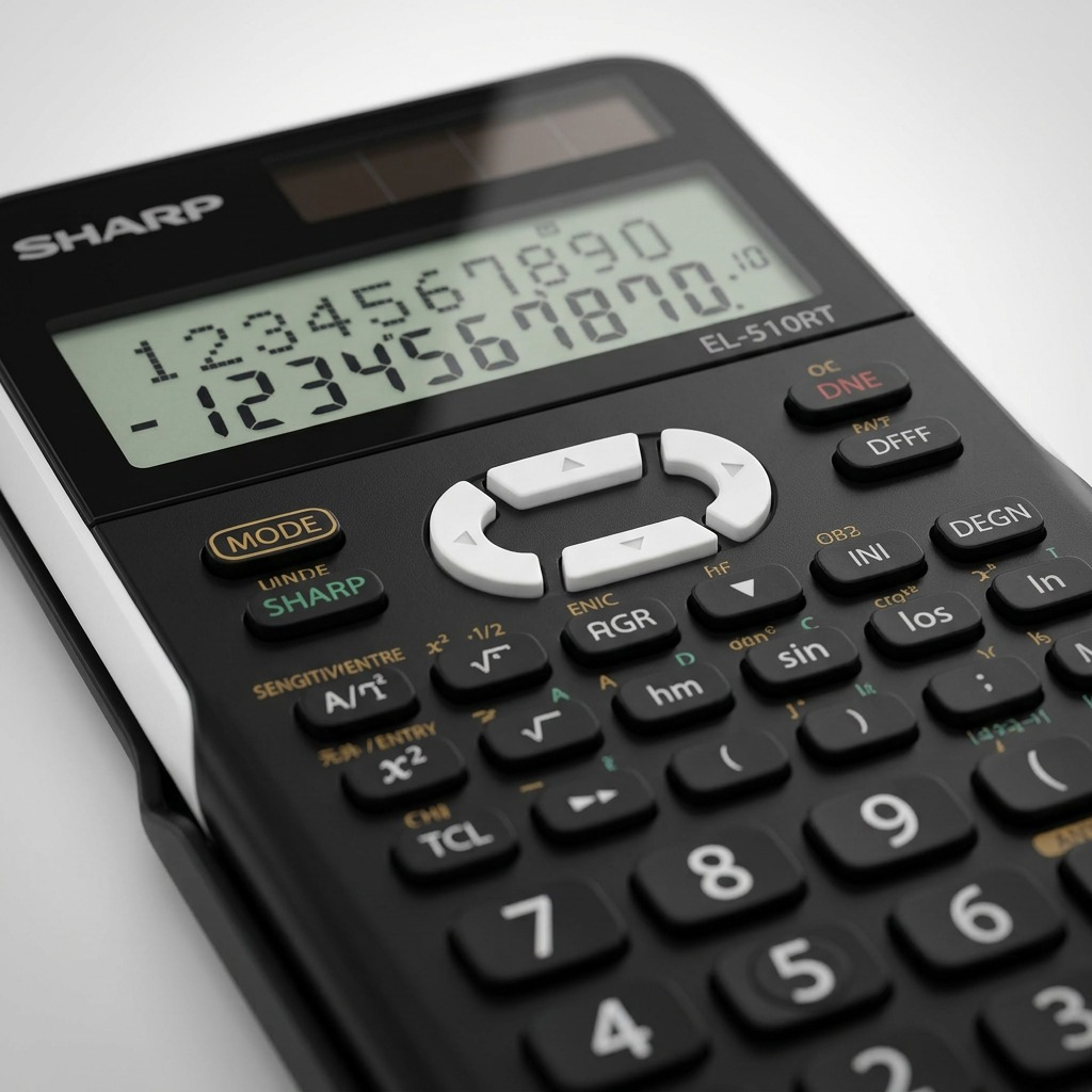 Sharp EL-510RT 169-Function 10+1 Display Scientific Calculator - Black