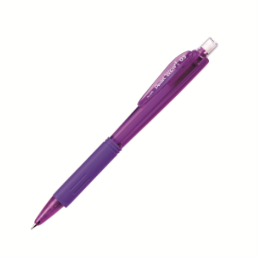 Wow! Retractable Mechanical Pencil (0.5mm), Violet Barrel