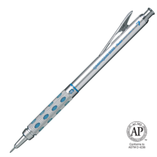 GraphGear 1000 Retractable Mechanical Drafting Pencil (0.7mm), Blue Accents, Gift Case