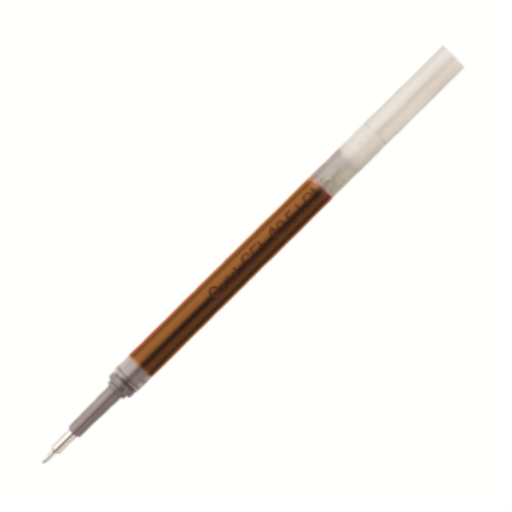 Refill Ink - For EnerGel Gel Pen, (0.5mm) Fine Point Needle Tip, Brown Ink