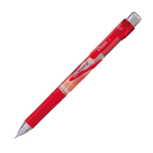 .E-Sharp Mechanical Pencil (0.7mm), Red Accents