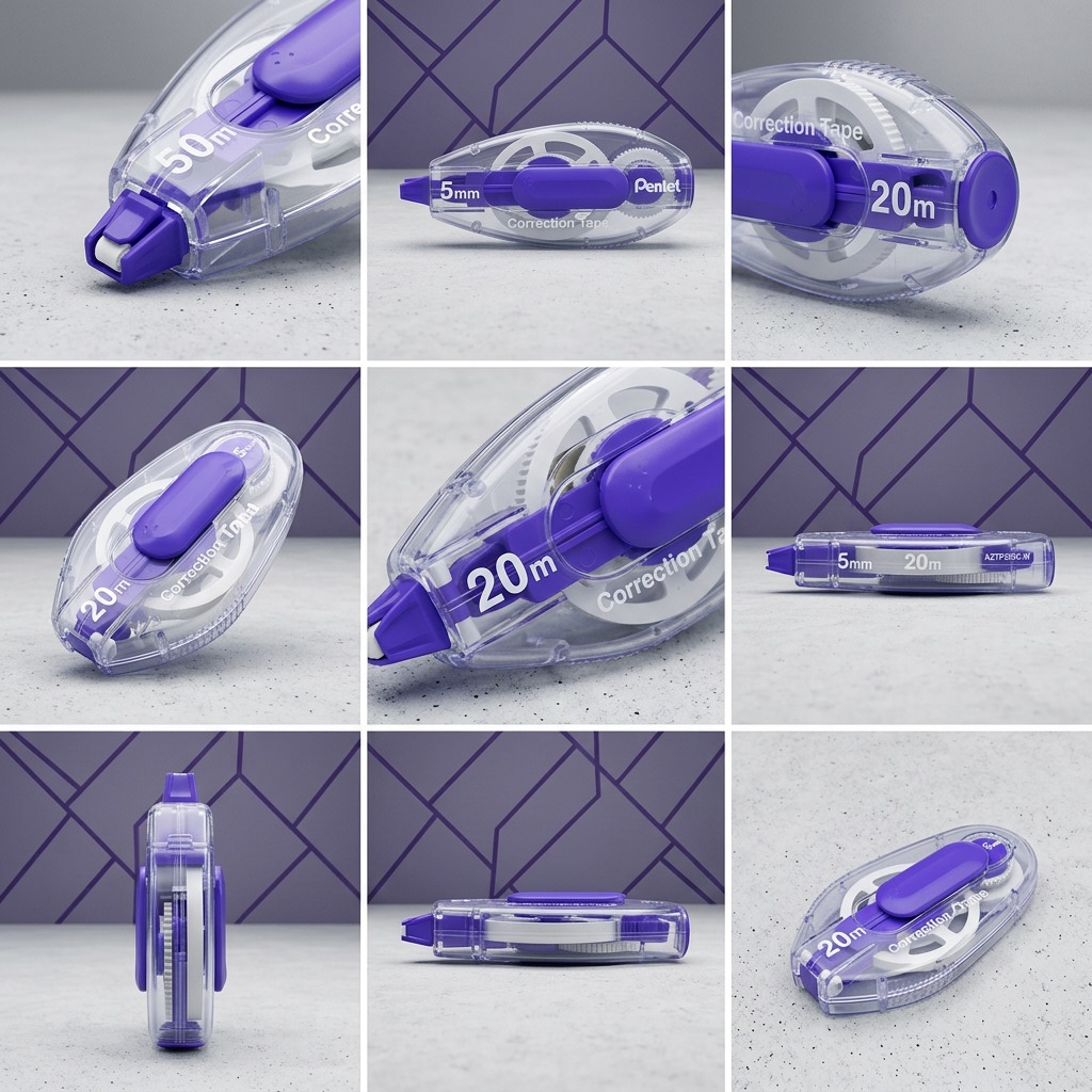 Pentel Retractable Correction Tape 5mm x 20M