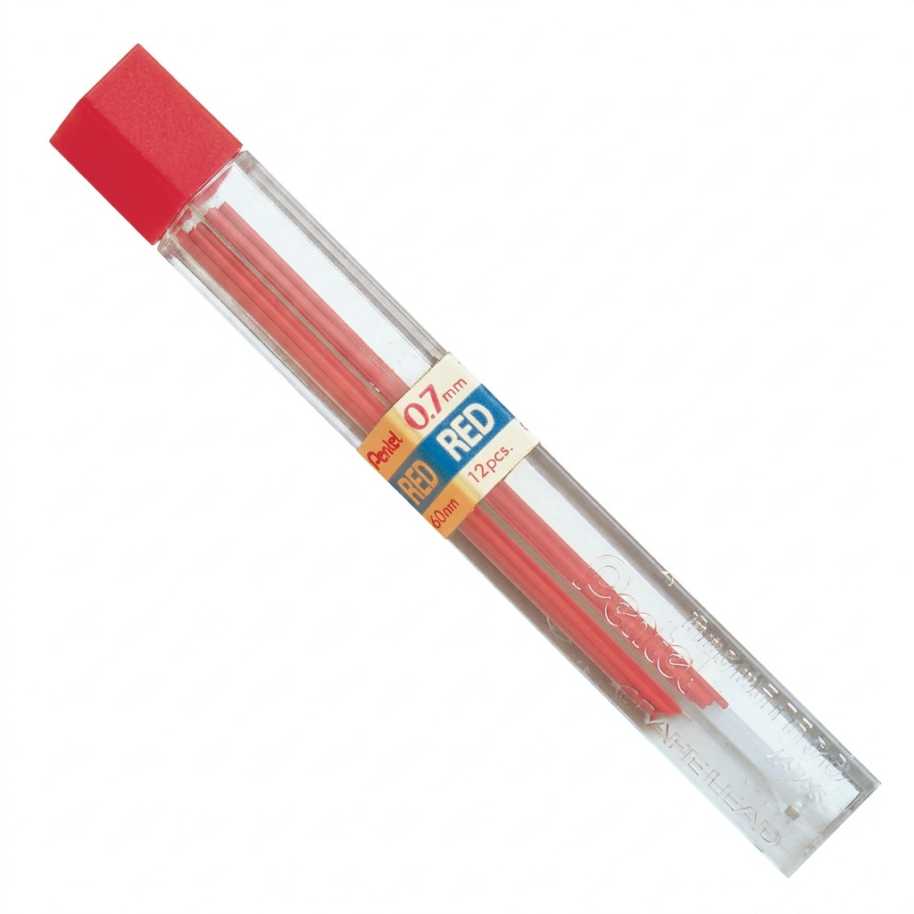 Refill Lead Red (0.7mm) Medium, 12 Leads per Tube