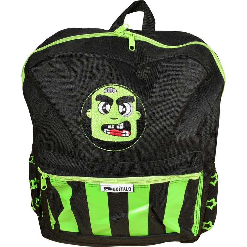 Buffalo Monster-Print Backpack with Padded Straps