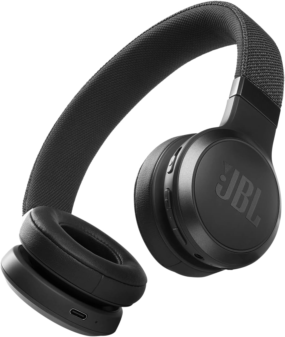 JBL Live 460NC Casque supra-auriculaire sans fil avec suppression du bruit longue durée de vie et commande vocale