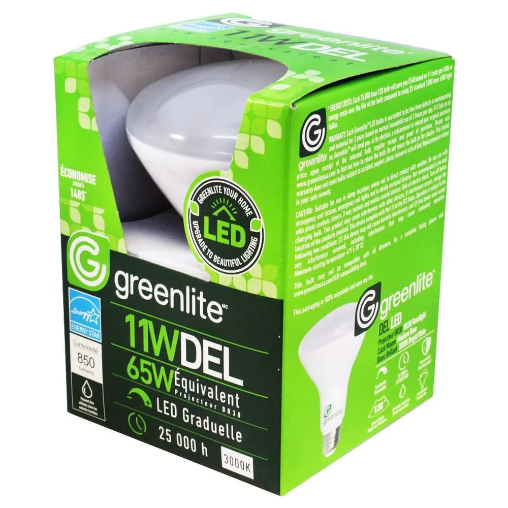 Ampoule DEL BR30 11W graduelle 3000K