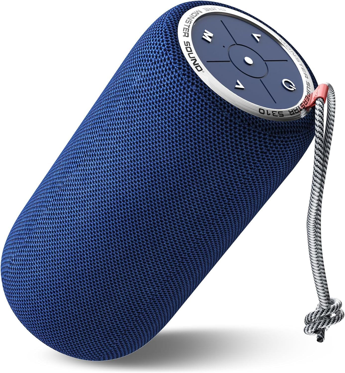 Monster S310 Haut-parleur Bluetooth portable, véritable appariement stéréo sans fil de 30W - Bleu