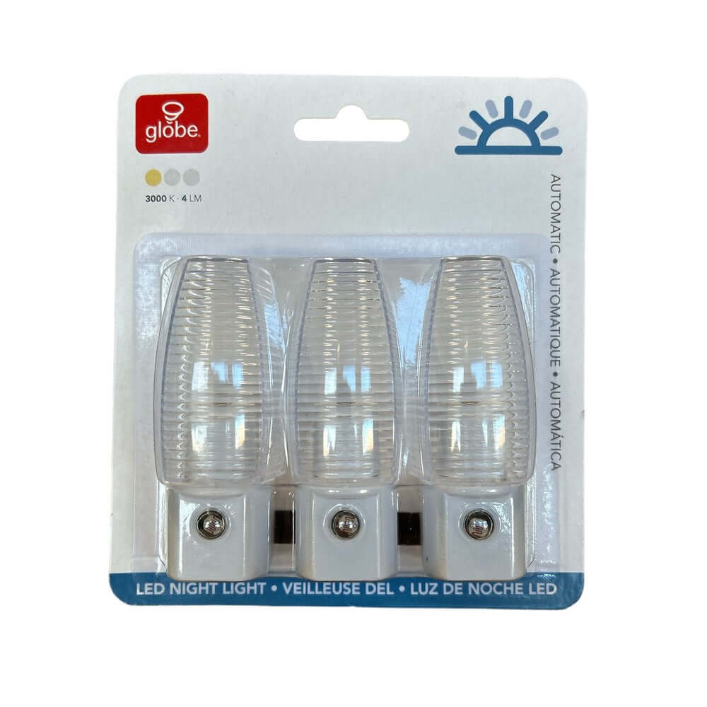 Veilleuse automatique décorative DEL 3/pqt