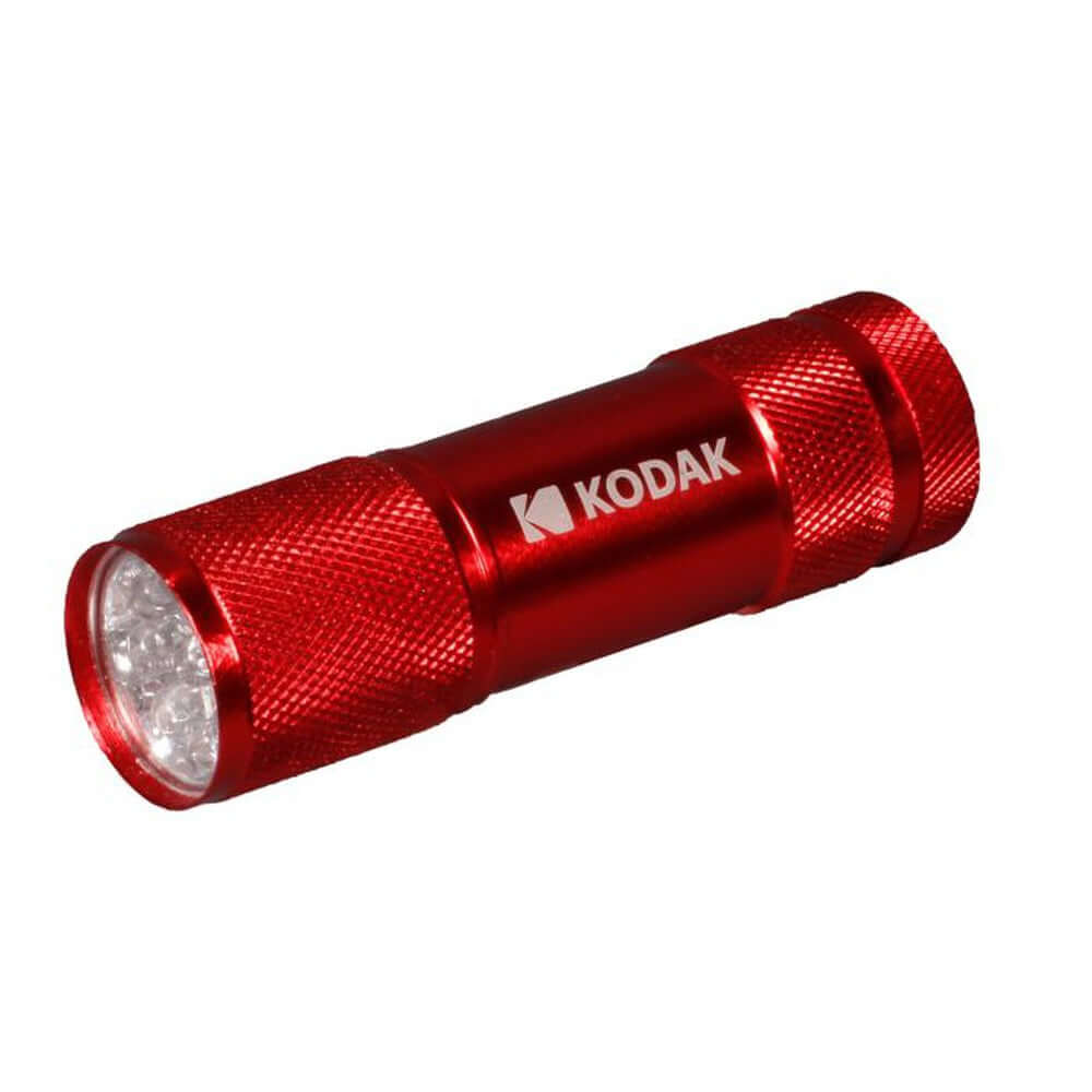 Lampe de poche à 9 DEL - Rouge