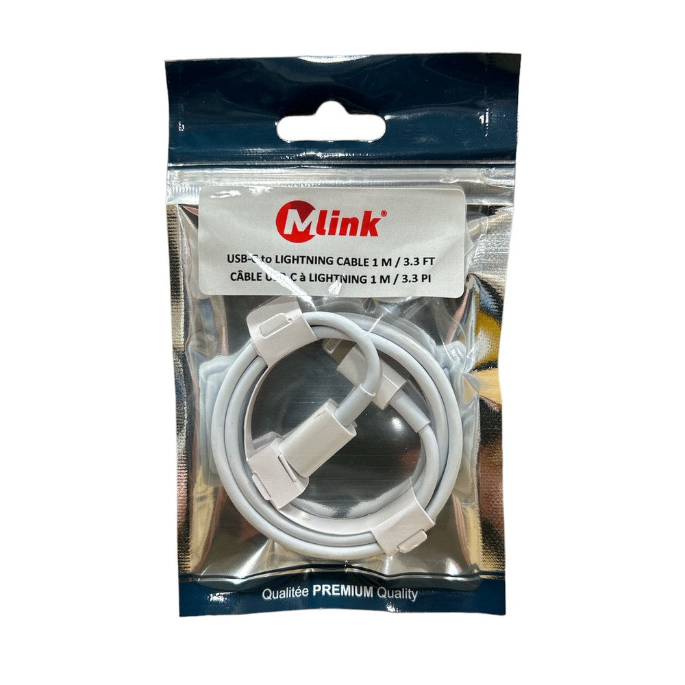 Câble USB-C à Lightning PD20W 1 mètre (3.3')