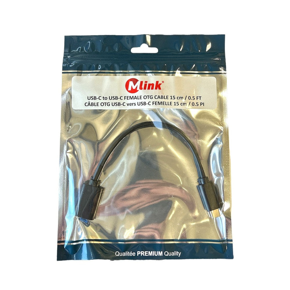 Câble adaptateur OTG USB femelle vers USB-C mâle