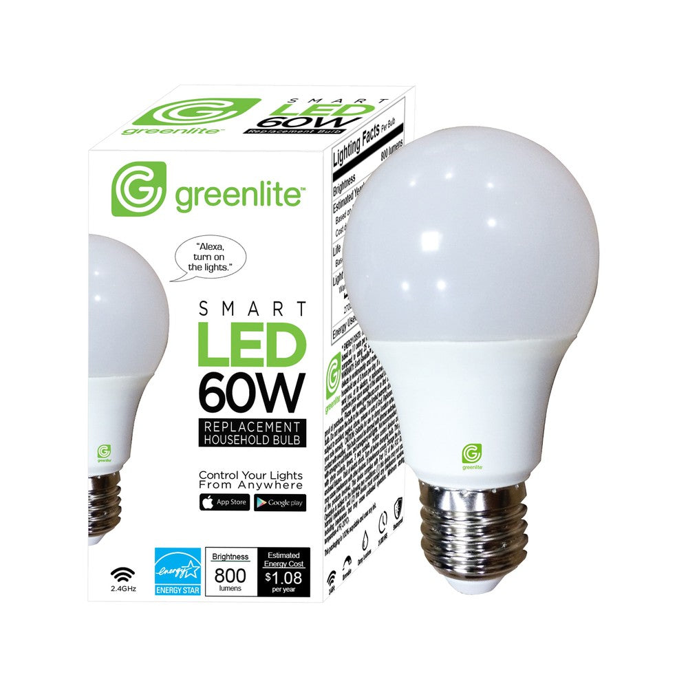 Ampoule LED A19 graduelle Wifi intelligente 9W 2700K