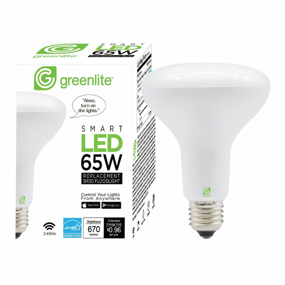 Ampoule LED BR30 graduelle Wifi intelligente 8W 2700K
