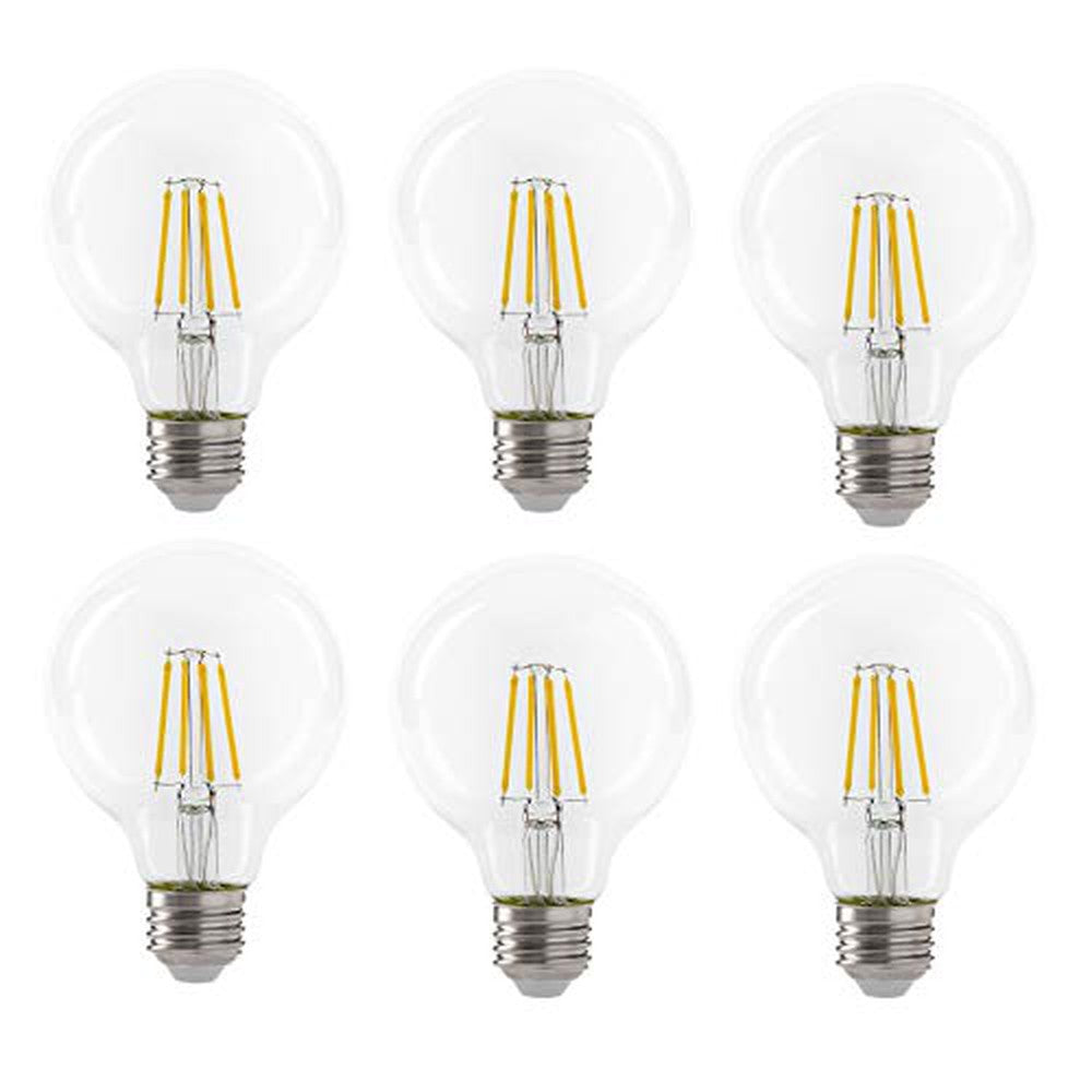 Ampoule LED à filament G25 graduelle 4.5W 2700K - 6/pqt