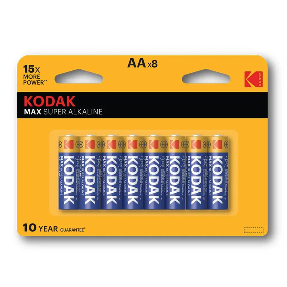 Batterie alcaline AA longue durée - 8/pqt
