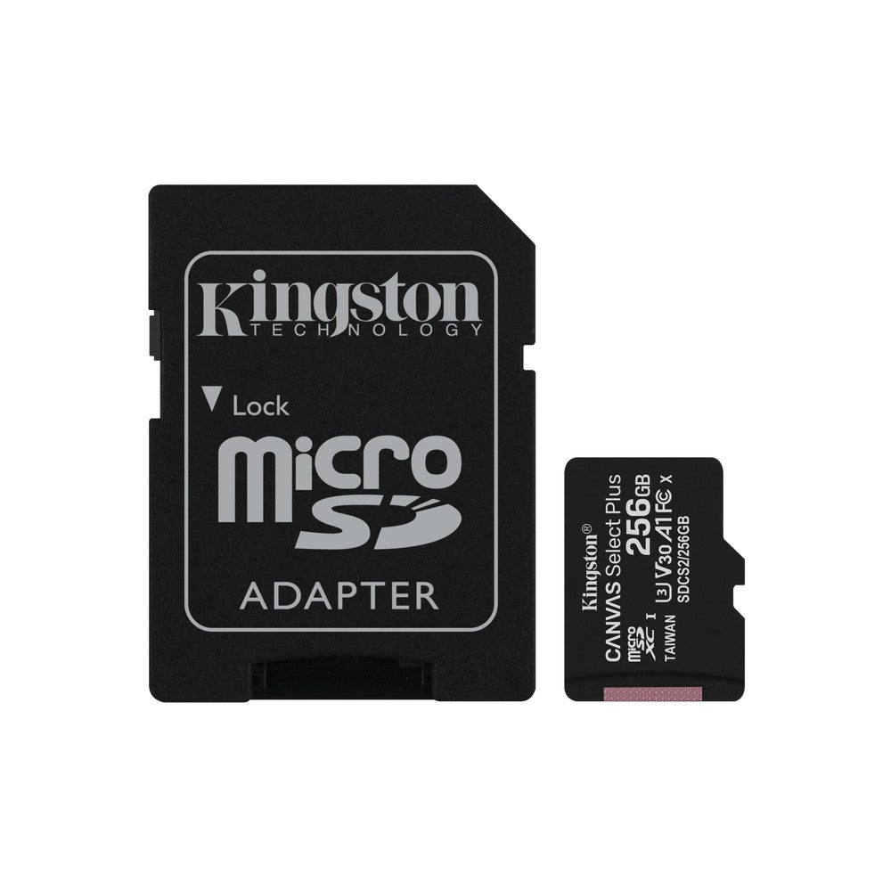 Carte microSD Kingston Canvas Select Plus 256Go