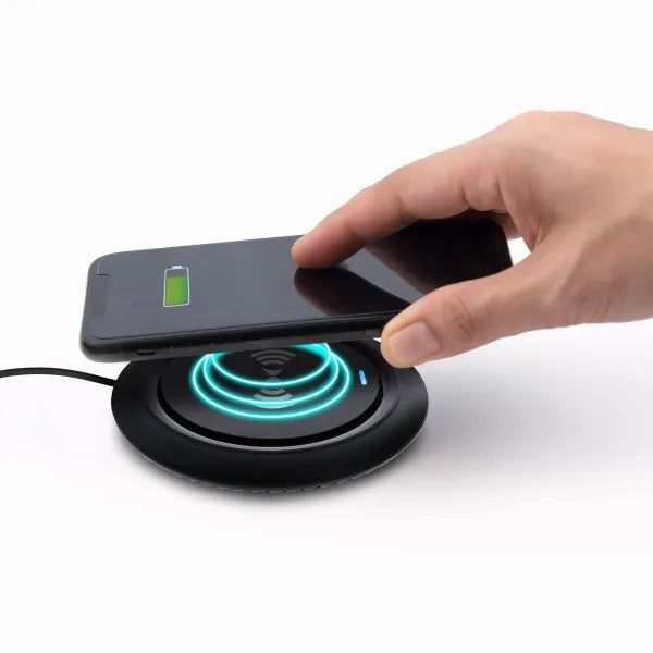 Chargeur sans fil QI 10W - noir