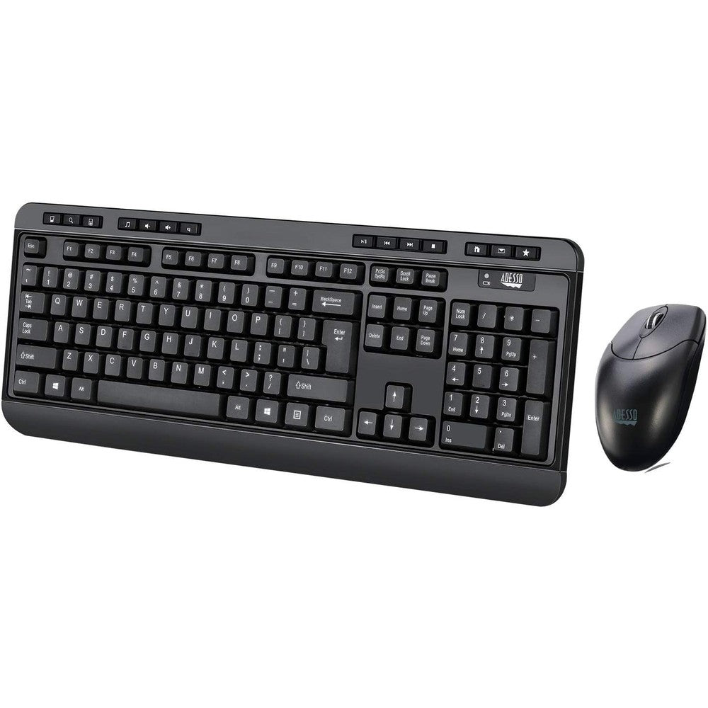 Ensemble clavier et souris sans fil antimicrobien Noir