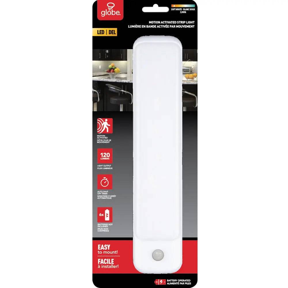Luminaire sous-cabinet LED activée par mouvement