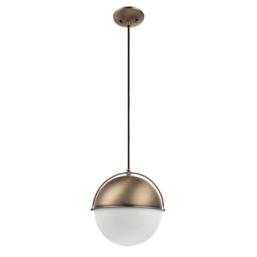Luminaire suspendu Rétro Or Mat 2-en-1 pour salle à manger et salon