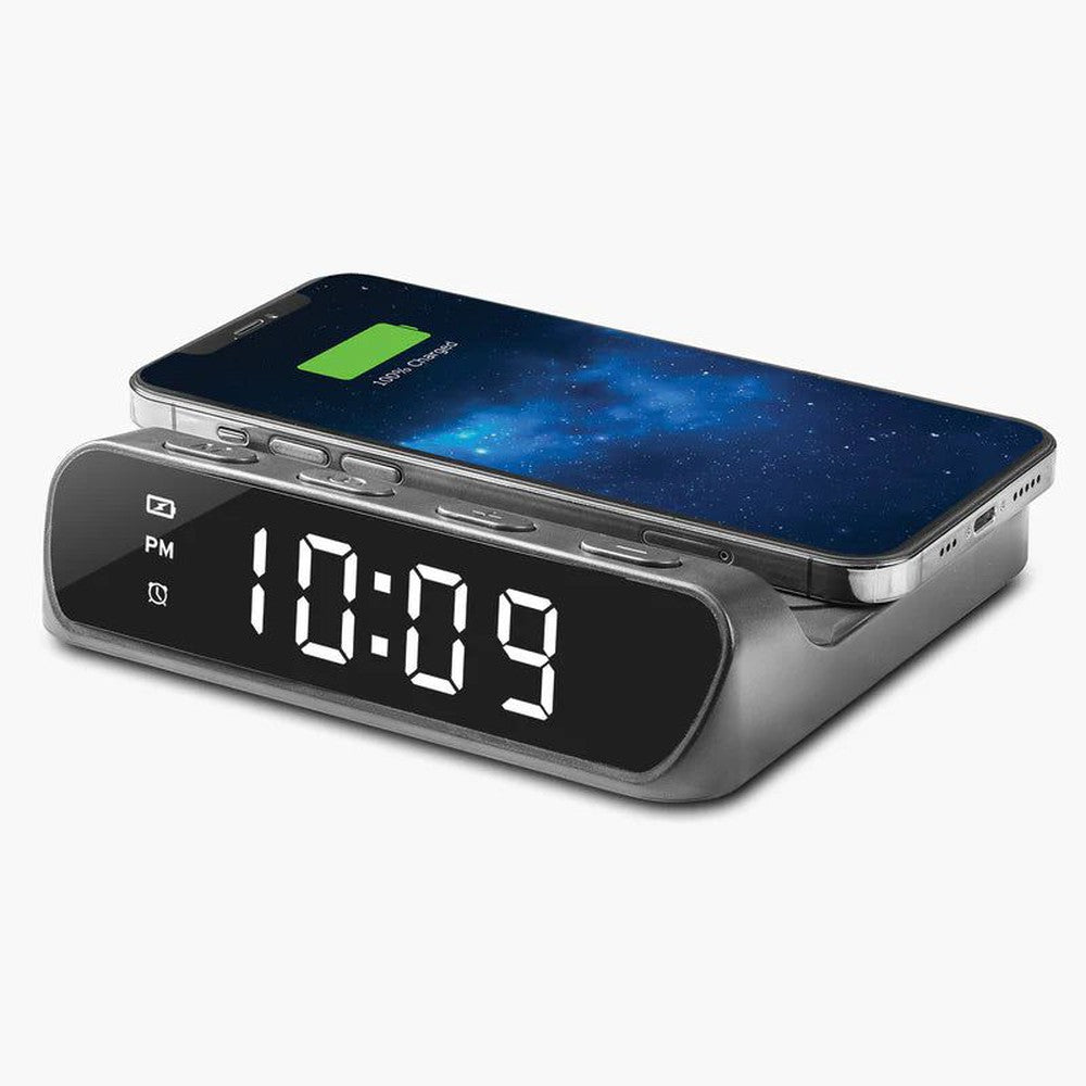 Réveil-matin Timex avec chargeur sans fil pour iPhone, Samsung et AirPods
