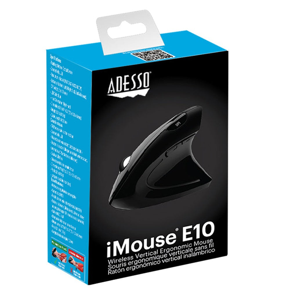 Souris ergonomique verticale sans fil RF 2,4 GHz