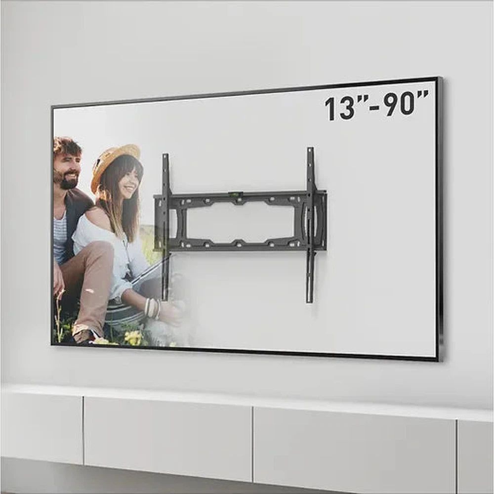 Support TV mural Barkan fixe pour téléviseur 13-90 pouces