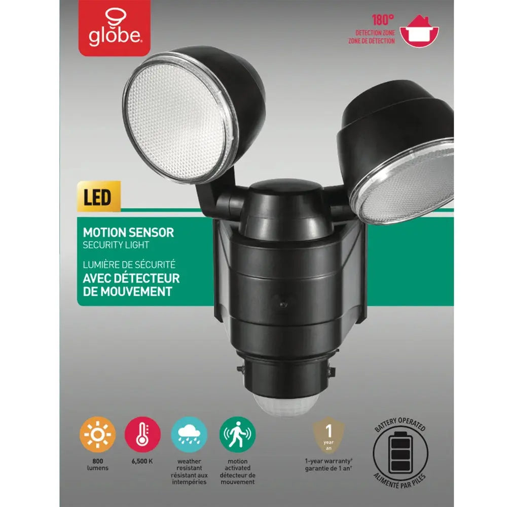 Globe LED motion sensor security light - MIDAN Electronic