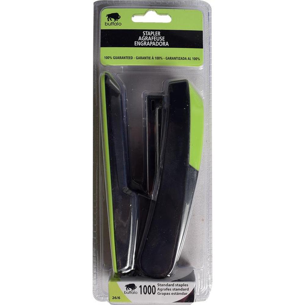 Buffalo Half-Strip Stapler with 1000 Staples 26/6