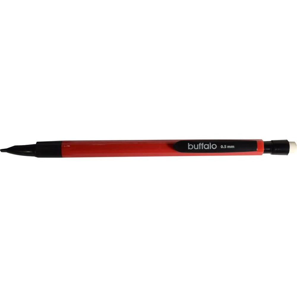 Buffalo Mechanical Pencils 0.5mm - Pack of 3 with Refills