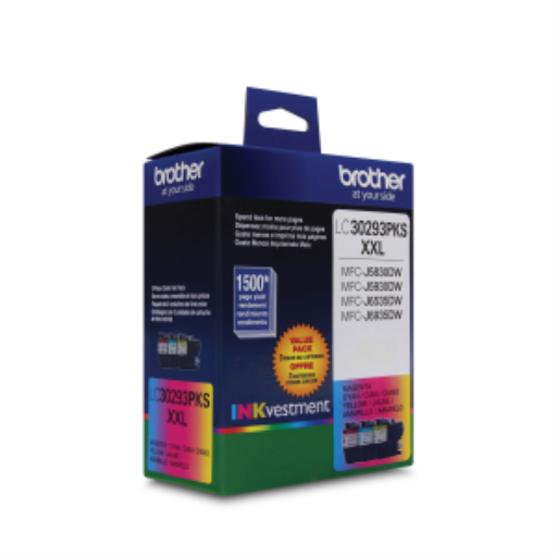 Brother LC30293PKS Innobella  Cyan, Magenta, Yellow Ink Cartridges, Super High Yield
