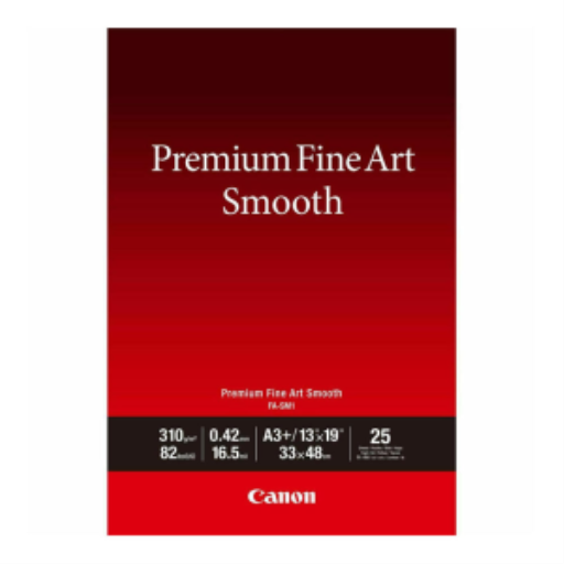 FA-SM1 Premium Fine Art Smooth, A3+/13X19 (25 sheets/pack)